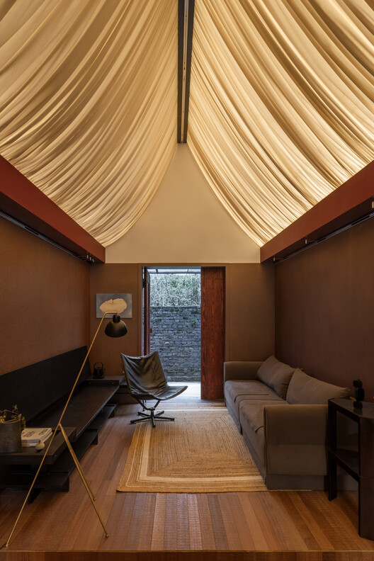 Modum Atelier Office Extension & SANGO / Modum Atelier - Interior Photography, Living Room, Wood, Lighting