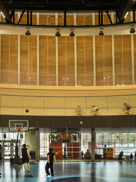 Coronation Park Sports and Recreation Centre / hcma architecture + design + Dub Architects + FaulknerBrowns Architects Coronation Park Sports and Recreation Centre / hcma architecture + design + Dub Architects + FaulknerBrowns Architects - Interior Photography, Chair