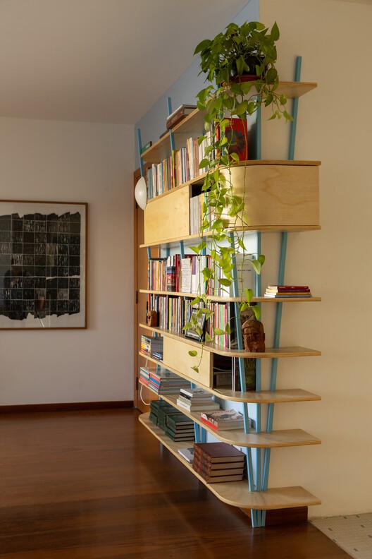 João Moura Apartment / Margem Arquitetos João Moura Apartment / Margem Arquitetos - Interior Photography, Closet, Shelving, Wood, Lighting