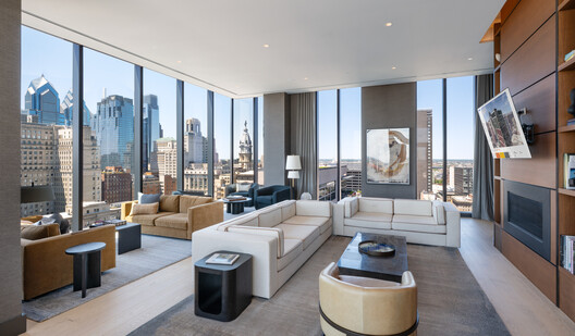Edificio 210 South 12th / RSHP - Fotografía interior, Sala de estar, Vidrio, Sillas
