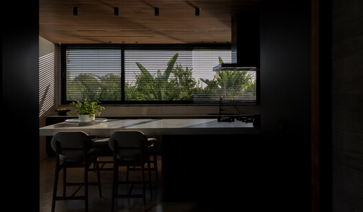 Grava House / remyarchitects Grava House / remyarchitects - Interior Photography, Wood, Lighting, Table, Countertop, Kitchen, Chair