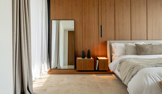 Grava House / remyarchitects Grava House / remyarchitects - Interior Photography, Bedroom, Wood, Bed, Lighting, Closet