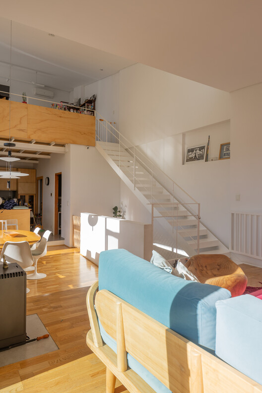 Paroissien House / Veronica Gilotaux Paroissien House / Veronica Gilotaux - Interior Photography, Wood, Lighting, Chair, Stairs