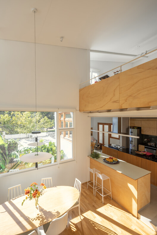 Paroissien House / Veronica Gilotaux Paroissien House / Veronica Gilotaux - Interior Photography, Kitchen, Wood, Chair, Countertop