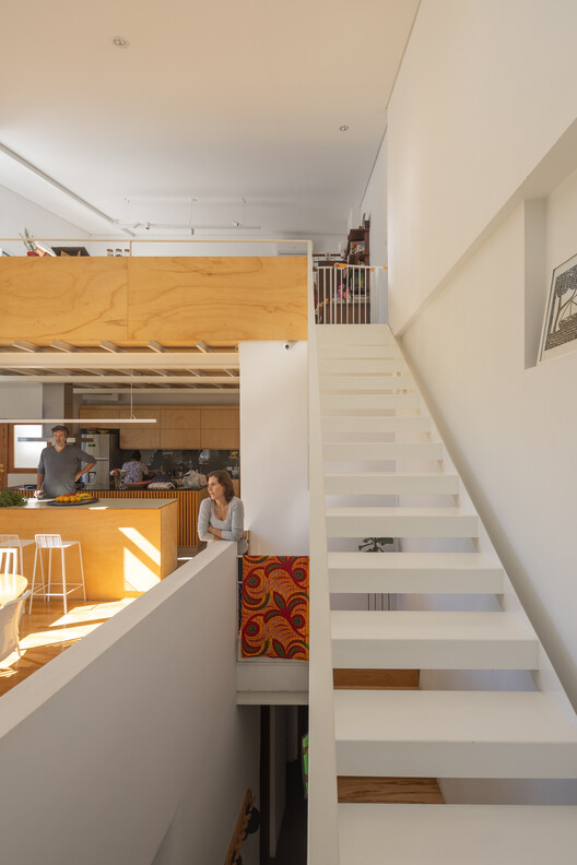 Paroissien House / Veronica Gilotaux Paroissien House / Veronica Gilotaux - Interior Photography, Kitchen, Wood, Stairs, Handrail