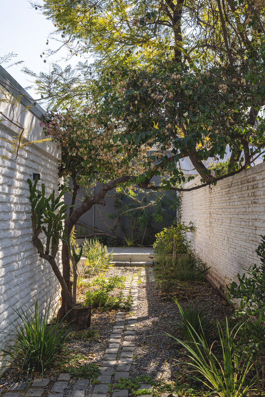 Los Navegantes House / María Catalina Picon Meleda + Alberto Browne Cruz Los Navegantes House / María Catalina Picon Meleda + Alberto Browne Cruz - Exterior Photography, Garden, Brick, Concrete, Courtyard