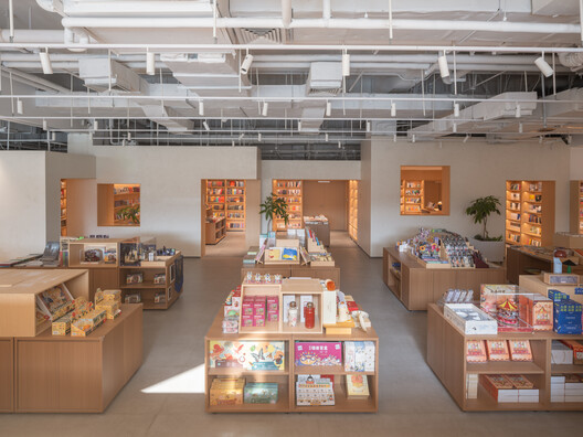 PAGEONE Bookstore at Wuxi Park Station / llLab. - Interior Photography, Living Room, Shelving
