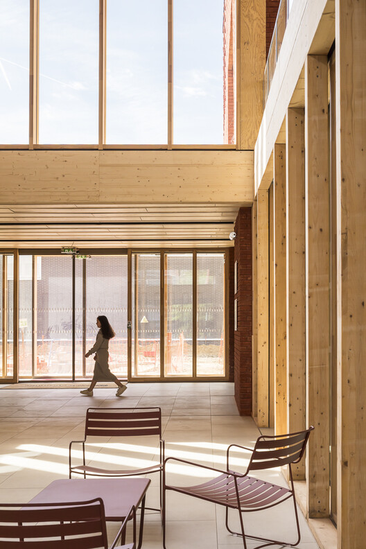Jacques Prévert Public Services Center / HEMAA Architectes Jacques Prévert Public Services Center / HEMAA Architectes - Interior Photography, Wood