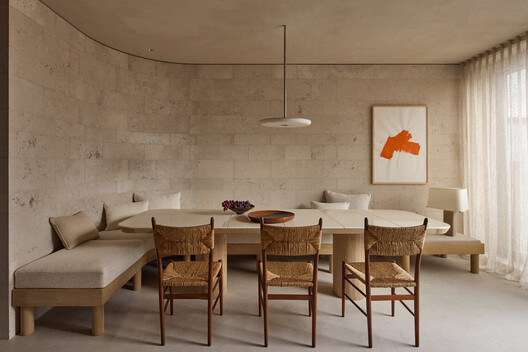 V Penthouse  / Merckx-Holvoet Architects - Interior Photography, Dining room, Wood, Table, Chair