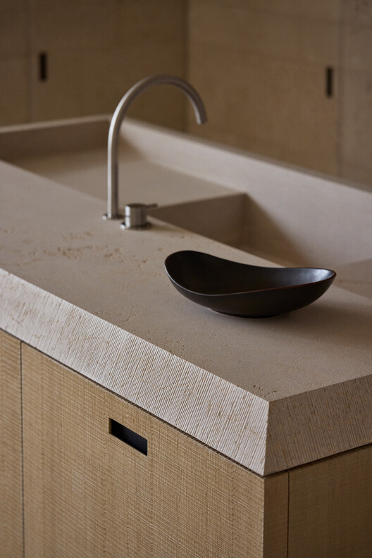 V Penthouse  / Merckx-Holvoet Architects - Interior Photography, Bathroom, Wood, Sink, Countertop, Glass