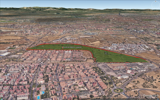 Google Earth. Asociación Empresarial Leganés Tecnológico. Leganés City Council.