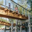 Huizhou Vernacular Historic Bridges Micro-Museum / LUO studio - Exterior Photography, Coffee Shop Interiors, Deck, Handrail, Fence
