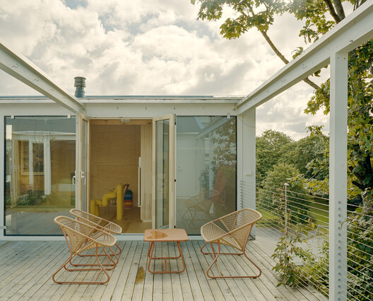 House Ersland & Skeie / Knut Hjeltnes + Francesca Iarrusso, PhD - Interior Photography, Chair, Balcony