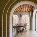 Ruin House - Nijl a Multigenerational holiday home / Studio Okami Architects - Interior Photography, Extension, Arch, Arcade, Beam, Column, Chair