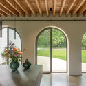 Ruin House - Nijl a Multigenerational holiday home / Studio Okami Architects - Interior Photography, Extension, Arch, Beam, Lighting, Chair