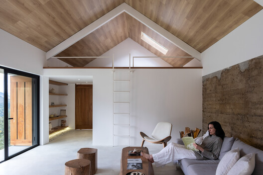 Florinda House / Alvariño & Felipe Arquitectos - Interior Photography, Living Room, Wood, Beam