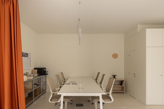 Costa Cabral Building / ATA - Atelier Tiago Antero + ENTRETEMPOS - Interior Photography, Dining room, Table, Chair, Lighting