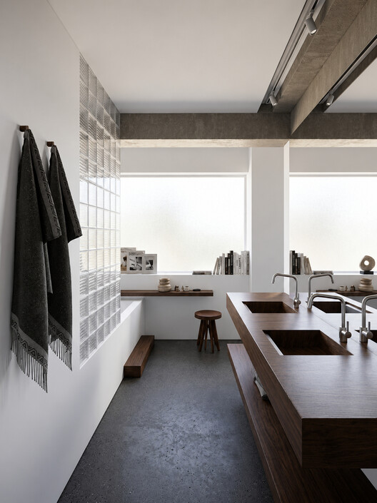 Casa Atelier Brasilia / NAHE ARCHOTECTS - Interior Photography, Kitchen, Countertop, Sink, Bathroom