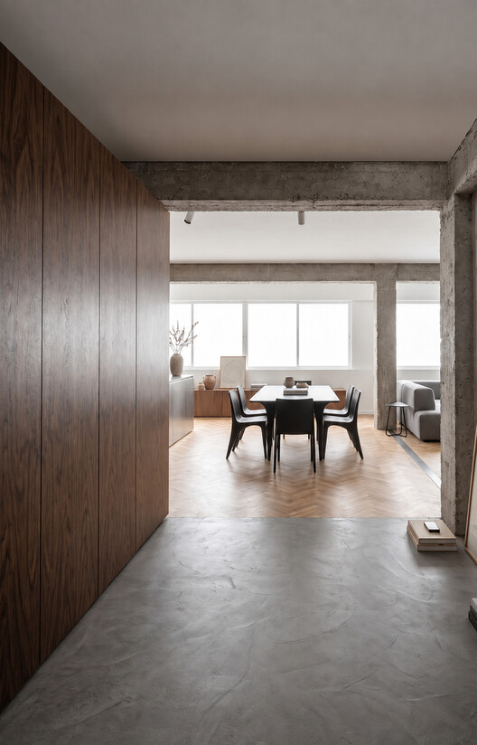 Casa Atelier Brasilia / NAHE ARCHOTECTS - Interior Photography, Dining room, Concrete