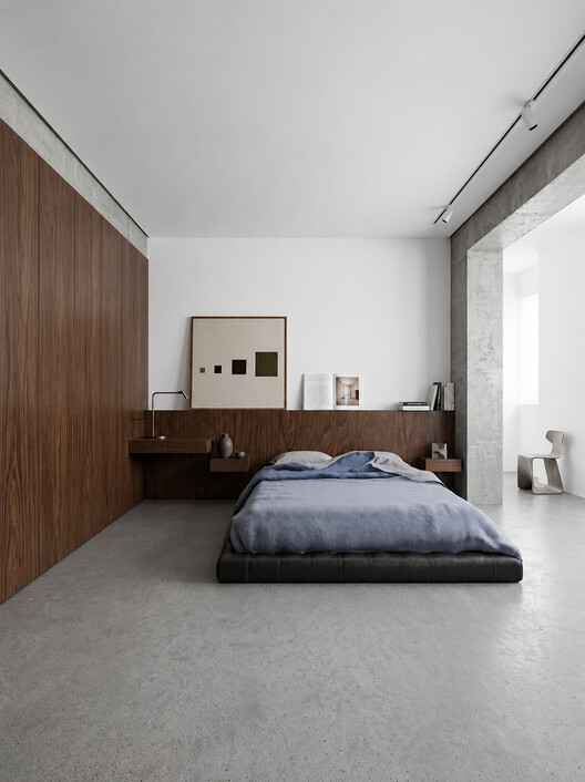 Casa Atelier Brasilia / NAHE ARCHOTECTS - Interior Photography, Bedroom, Wood, Bed