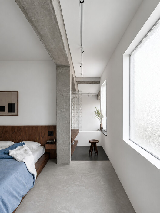 Casa Atelier Brasilia / NAHE ARCHOTECTS - Interior Photography, Bedroom, Concrete