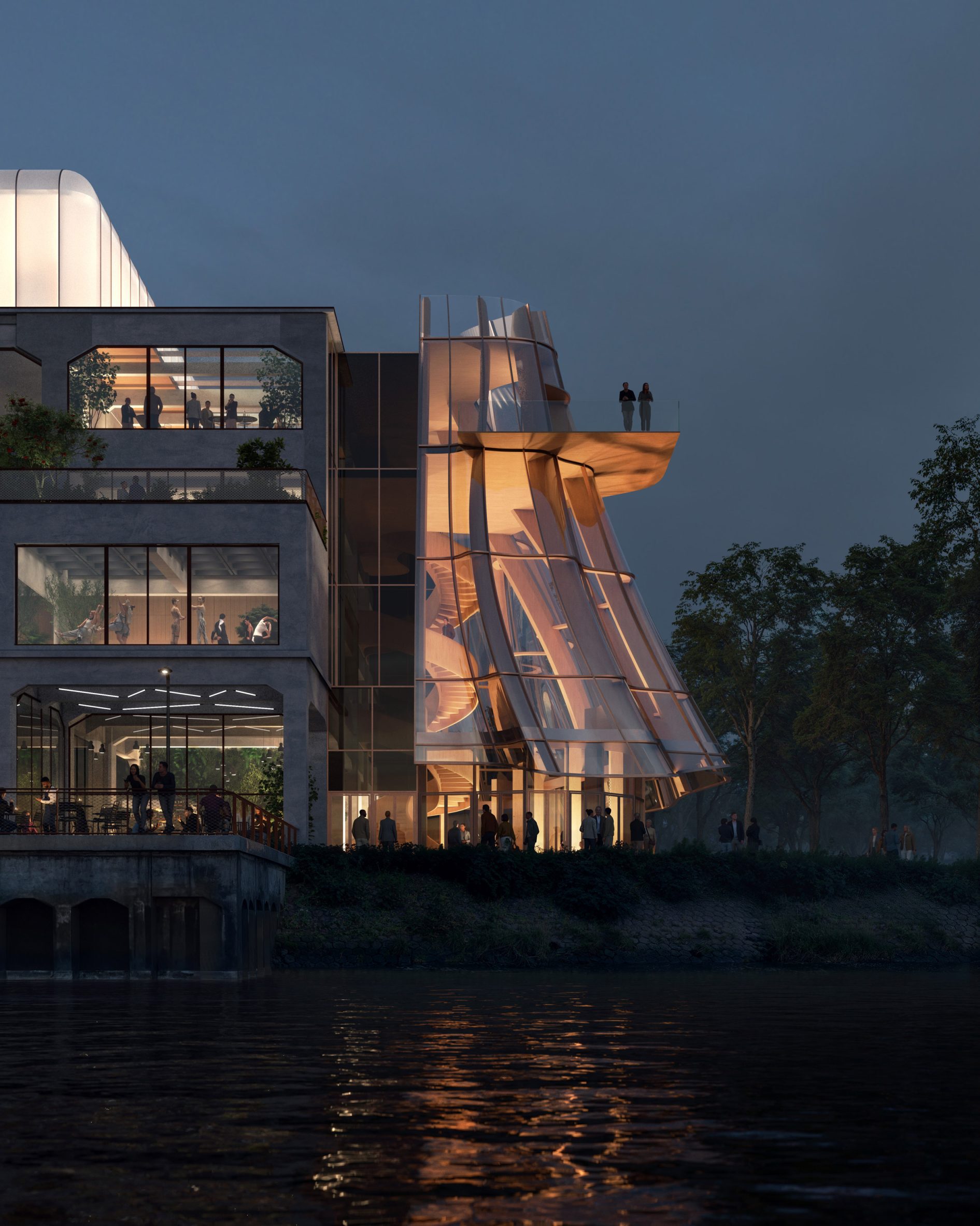 Danshuis, Роттердам © MAD Architects