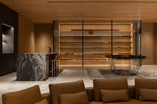 House Above The Trees / Wallflower Architecture + Design - Interior Photography, Living Room, Wood, Table, Lighting, Chair