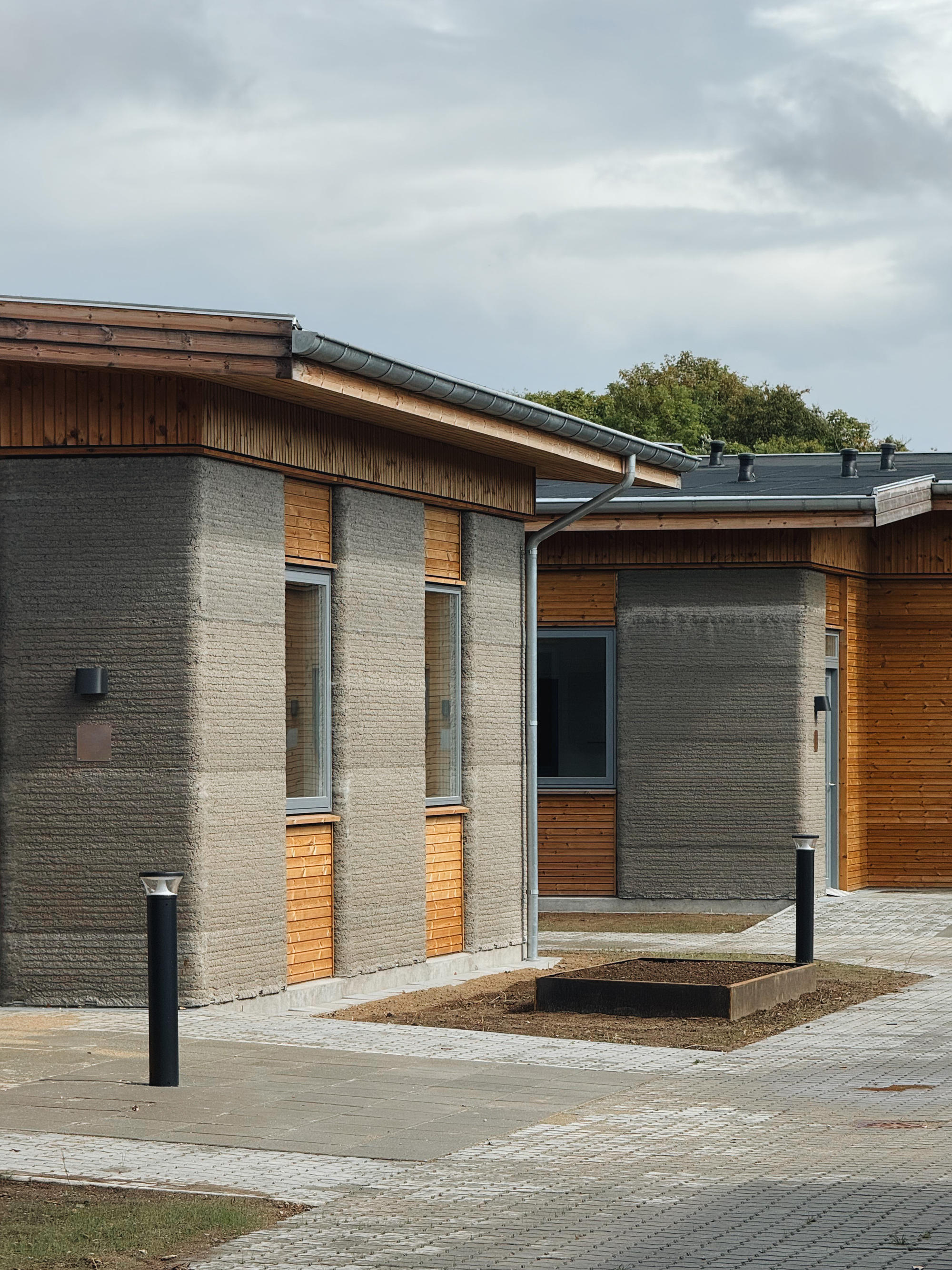 Skovsporet, vivienda estudiantil impresa en 3D