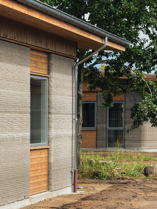 Skovsporet 3D-Printed Student Housing / SAGA Space Architects Skovsporet 3D-Printed Student Housing / SAGA Space Architects - Exterior Photography, Wood