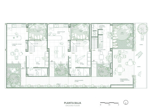 La Colmena - Multi-family Housing as Shared Neighborhood Infrastructure / Ancestra + Natura Futura La Colmena - Multi-family Housing as Shared Neighborhood Infrastructure / Ancestra + Natura Futura - Image 41 of 50