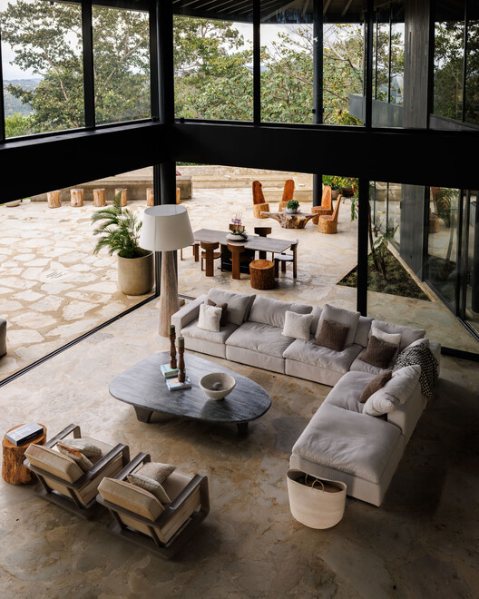 Casa VO / Desangles Abreu Arquitectos & Arkina Casa VO / Desangles Abreu Arquitectos & Arkina - Interior Photography, Living Room, Wood, Sofa, Chair