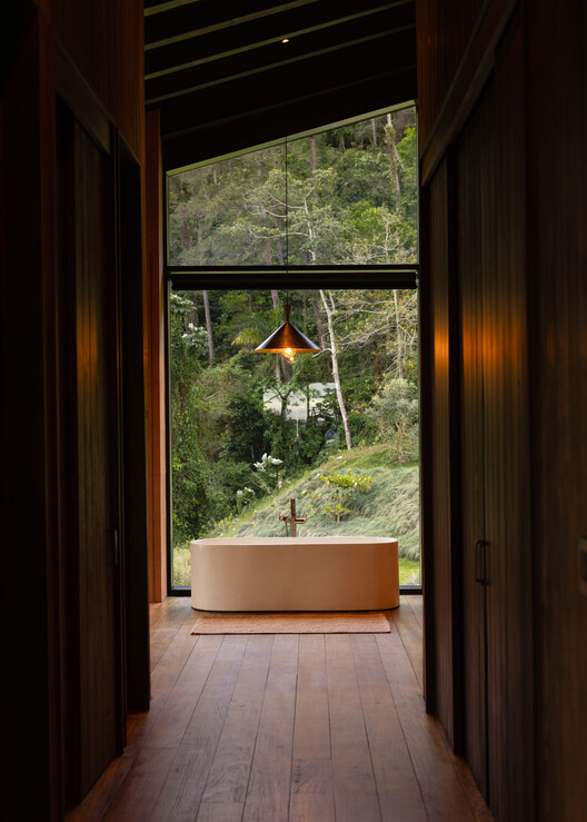 Casa VO / Desangles Abreu Arquitectos & Arkina Casa VO / Desangles Abreu Arquitectos & Arkina - Interior Photography, Bathroom, Wood, Glass