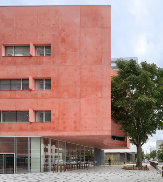 Dance, Music and Theatre Conservatoire in Massy / Dominique Coulon & associés Dance, Music and Theatre Conservatoire in Massy / Dominique Coulon & associés - Exterior Photography, Concrete