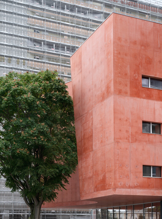 Dance, Music and Theatre Conservatoire in Massy / Dominique Coulon & associés Dance, Music and Theatre Conservatoire in Massy / Dominique Coulon & associés - Exterior Photography, Concrete