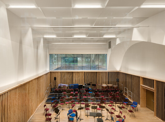 Dance, Music and Theatre Conservatoire in Massy / Dominique Coulon & associés Dance, Music and Theatre Conservatoire in Massy / Dominique Coulon & associés - Interior Photography, Chair