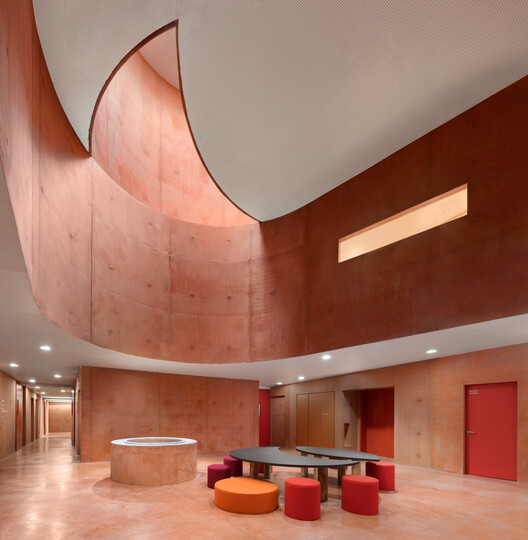 Dance, Music and Theatre Conservatoire in Massy / Dominique Coulon & associés Dance, Music and Theatre Conservatoire in Massy / Dominique Coulon & associés - Interior Photography, Wood