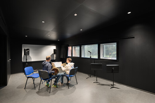 Dance, Music and Theatre Conservatoire in Massy / Dominique Coulon & associés Dance, Music and Theatre Conservatoire in Massy / Dominique Coulon & associés - Interior Photography, Lighting, Chair