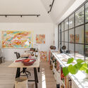 Darnaway - A Studio for Anne / Richmond Bell - Interior Photography, Small Scale, Table, Lighting, Chair