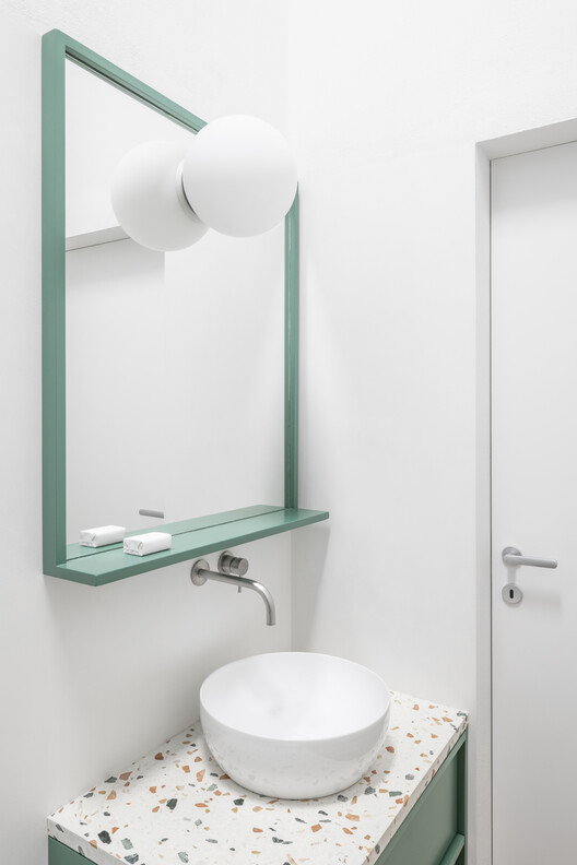 Arcipressi Residence / bucci quentin Arcipressi Residence / bucci quentin - Interior Photography, Bathroom, Sink, Lighting