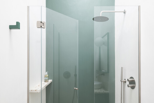Arcipressi Residence / bucci quentin Arcipressi Residence / bucci quentin - Interior Photography, Bathroom, Lighting, Glass, Sink, Shower