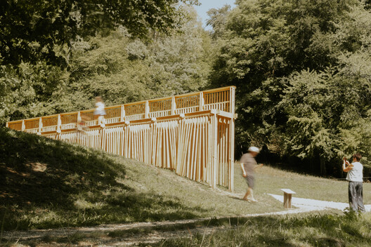 The Sound of Wood / Antoine Aunave, Flora Peyrot, Mathilde Steenhaut, Luc Loviton The Sound of Wood / Antoine Aunave, Flora Peyrot, Mathilde Steenhaut, Luc Loviton - Exterior Photography, Wood