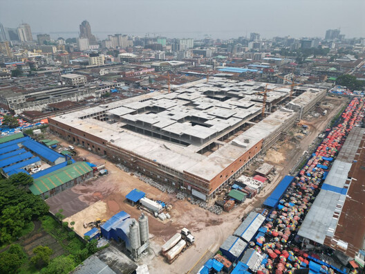 KINSHASA Zando Central Market / THINK TANK architecture KINSHASA Zando Central Market / THINK TANK architecture - Exterior Photography, Aerial View Photography