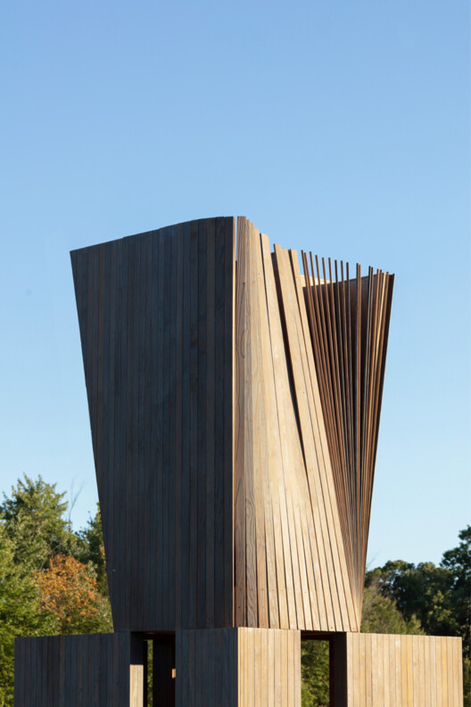 Match House (Art Omi) Temporary Installation / Young Projects Match House (Art Omi) Temporary Installation / Young Projects - Exterior Photography, Wood
