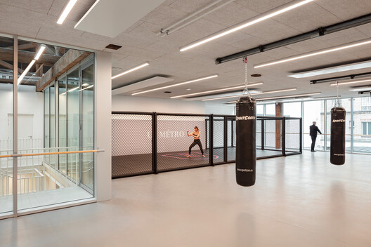 Paris USMT Bizot Sports Centre / THINK TANK architecture Paris USMT Bizot Sports Centre / THINK TANK architecture - Interior Photography, Wood, Lighting, Glass