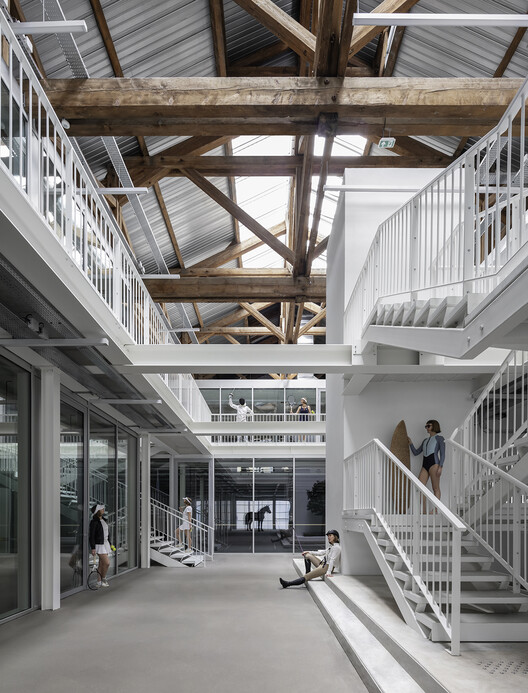 Paris USMT Bizot Sports Centre / THINK TANK architecture Paris USMT Bizot Sports Centre / THINK TANK architecture - Interior Photography, Stairs, Glass