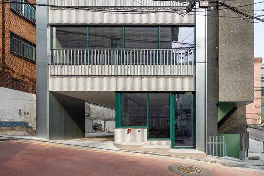 Edificio de uso mixto Bangbae Geunsaeng / aoa architects - Fotografía interior, Concreto