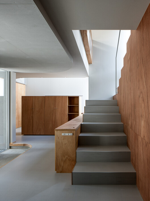 House in Kamiyasu / Yutaka Yoshida Architect & Associates - Interior Photography, Stairs, Wood, Handrail