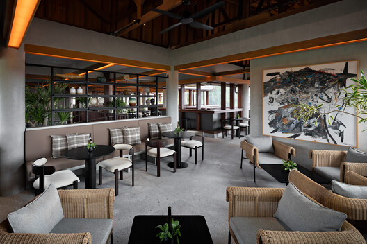 The Kemilau Ubud / PSA Studio The Kemilau Ubud / PSA Studio - Interior Photography, Wood, Table, Chair, Lighting, Glass