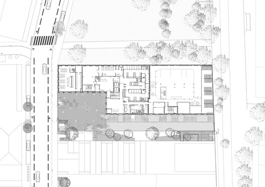 Multidisciplinary Health Center Bordeaux Dunant / Bartolo+Contré Multidisciplinary Health Center Bordeaux Dunant / Bartolo+Contré - Image 13 of 22