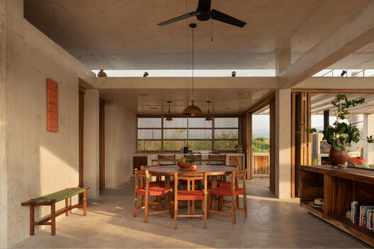 Cieno House / TAC Taller Alberto Calleja Cieno House / TAC Taller Alberto Calleja - Interior Photography, Dining room, Wood, Chair, Beam